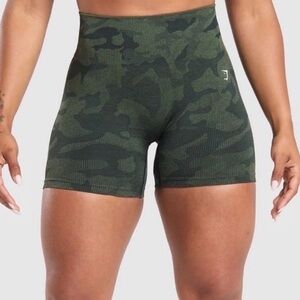 Gymshark Camo Print Bike Shorts